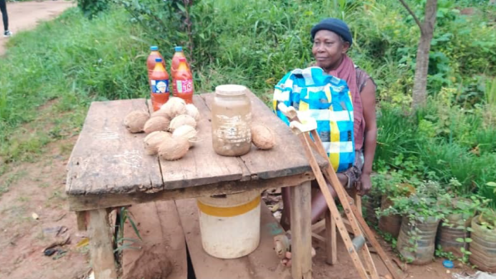 woman at business site